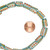 9mm Light Teal African Glass Krobo Beads
