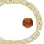 10-11mm Pale Yellow African Glass Beads With Dotted Pattern