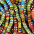 colorful medley of african recycled glass beads 8mm