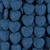 Navy Blue Heart Shaped Lava Rock Beads