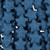 Navy Blue Star Lava Rock Beads