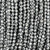 Hematite Round Faceted Beads Silver Colored 4 mm - 15 In Strand