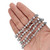 Hematite Equal Cross Silver Colored Beads - 6 mm