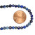 15 IN Strand of  4MM Natural Lapis Round Faceted Beads