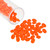 2.5x5 MM Superduo™ Czech Glass Beads- Opaque Orange