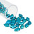 Gemduo™ Czech Glass Beads - Metalust Turquoise