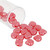 7.5x7.5 MM Matubo Ginko™ Czech Glass Beads- Opal Red