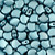 Matubo Ginko™ Czech Glass Beads - Metal Turquoise