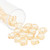 7.5x7.5 MM Matubo Ginko™ Czech Glass Beads- Transparent Champagne