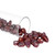 6x5 MM Matubo Nib-Bit™ Czech Glass Beads- Coral Red Nebula