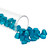 6x5 MM Matubo Nib-Bit™ Czech Glass Beads- Metalust Turquoise