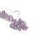 6x5 MM Matubo Nib-Bit™ Czech Glass Beads- Opal Dark Violet