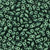 Miniduo™ Czech Glass Beads - Dark Olive Green