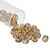 Matubo™ 2/0 3 Cut Seed Beads - Crystal Bronze Luster