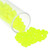Matubo Rulla™ Pressed Beads - Alabaster Yellow Neon