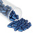 Matubo Rulla™ Pressed Beads - Metallic Suede Blue