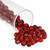 Matubo™ 6/0 3 Cut Seed Beads - Coral Red Dark Travertin