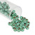 Matubo™ 6/0 Seed Beads - Turquoise Green Travertin Dark