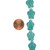 Ceramic Turtle Beads 18x13x8 MM