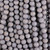 Thistle Gray Round Faceted Glass Beads 8MM