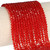 3mm Bicone Faceted Glass Beads - Crimson Red
