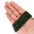 3mm Bicone Faceted Glass Beads - Forest Green