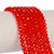 6mm Rondelle Faceted Glass Beads - Crimson Red