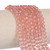 Rondelle Faceted Glass Beads - Light Pink