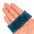 6mm Bicone Faceted Glass Beads - Sapphire Blue