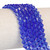 6mm Bicone Faceted Glass Beads - Egyptian Blue