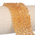 6mm Bicone Faceted Glass Beads - Golden Brown