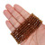 Bicone Faceted Glass Beads - Amber Brown