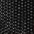 Round Faceted Glass Beads - Midnight Black