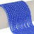 Round Faceted Glass Beads - Air Force Blue