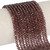 4mm Round Faceted Glass Beads Mauve Brown
