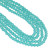 Round Faceted Glass Beads 3mm - Teal