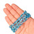 Butterfly Shaped Glass Beads -  Sky Blue