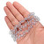 Faceted Drop Shape Glass Beads - Powder Blue