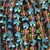 Flower Shaped Glass Beads  -  Paradise Green