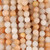 4mm Round Natural Peach Aventurine  Gemstone Beads