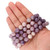 10mm Lepidolite Natural Round Smooth Gemstone Beads