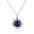 Lapiz Lazuli Sterling Silver Wave Necklace
