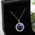 Lapiz Lazuli Sterling Silver Wave Necklace
