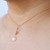 14K Gold Filled Ball CZ Sun Necklace Model