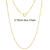 14k Gold Filled 0.75mm Box Chain Necklace
