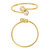 14K Gold Filled 3mm White 3A CZ Adjustable Ring