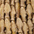 Fish Shaped Pressed Czech Glass Beads - Champagne