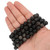 15 In Strand of 10 mm Mexican Obsidian Smooth Round Beads
