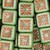 Starburst Square Czech Glass Beads 10x10mm 13 Pcs - Mint Green w/ Copper Wash