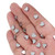 Hematite Heart Beads 6mm - Silver Color